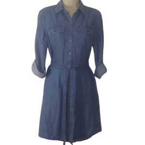 UNTUCKit  Zara Soft Chambray Denim Shirt Dress